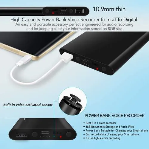 14 Day-PoweREC-Voice Activated Recorder