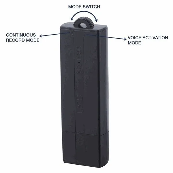 25 Day Battery USB Voice Recorder