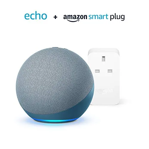 All-new Echo (4th generation) | Twilight Blue |  Amazon Smart Plug, works with Alexa