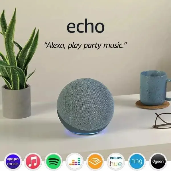 Amazon Echo Dot 4th Gen Smart Speaker With Alexa Twilight Blue