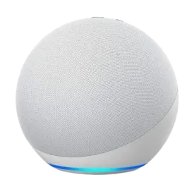 Amazon Large Alexa Echo  WiFi Bluetooth Speaker 4th Generation Glacier White