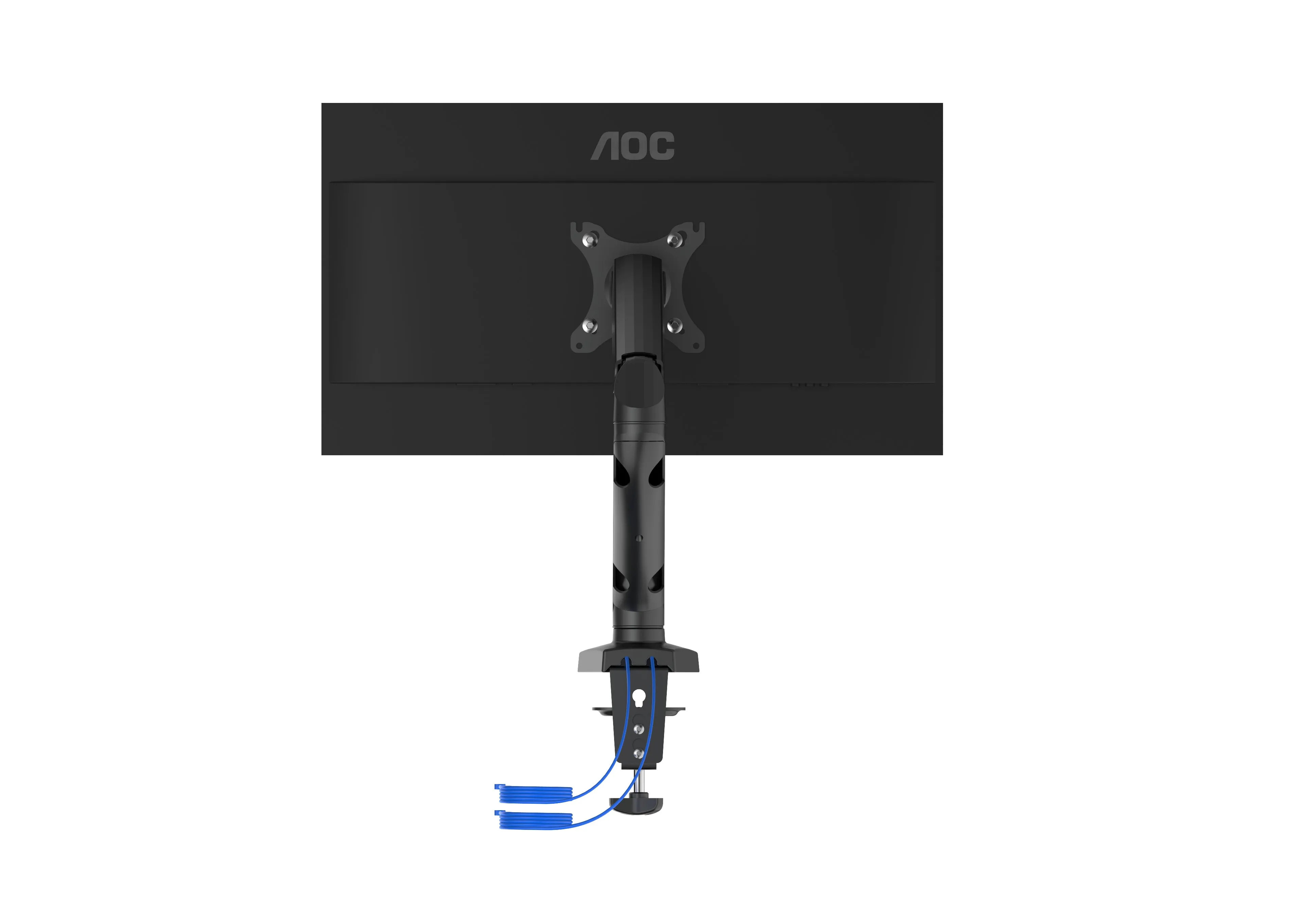 Aoc As110dx - Mounting Kit (Monitor Arm, Clamp Mounting Base, Grommet Mount) - Adjustable Arm - For Lcd Display - Gas Sp