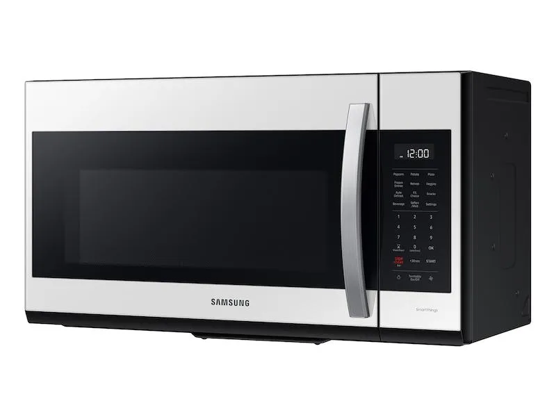 Bespoke Smart 1.9 cu. ft. Over-the-Range Microwave with Sensor Cook in White Glass