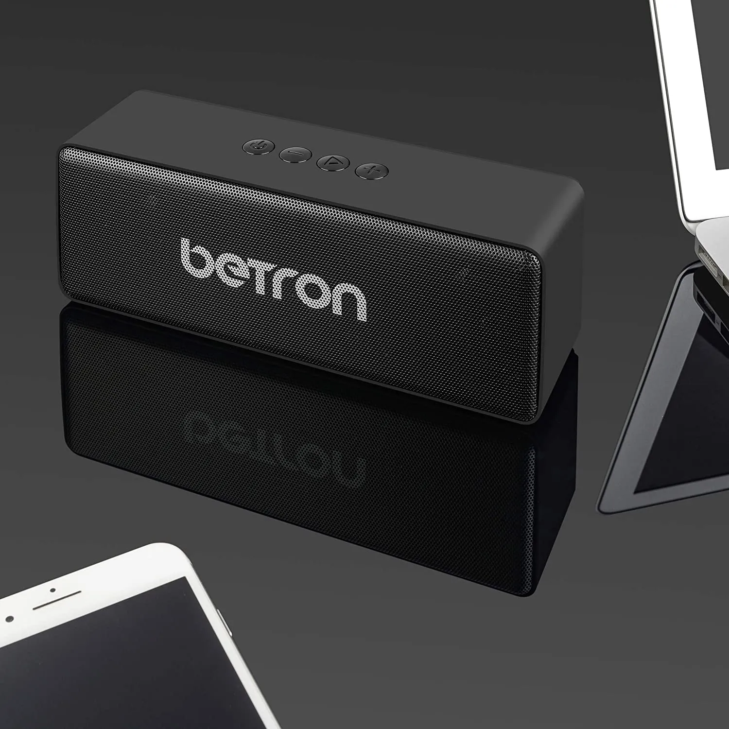 Betron D51 Bluetooth Wireless Speaker Stereo Sound Enhanced Bass 5W Dual High Performance Drivers