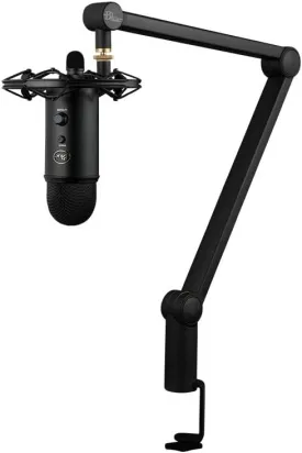 Certified Refurbished - Logitech for Creators Blue Yeticaster Pro Broadcast Bundle with Yeti USB Microphone