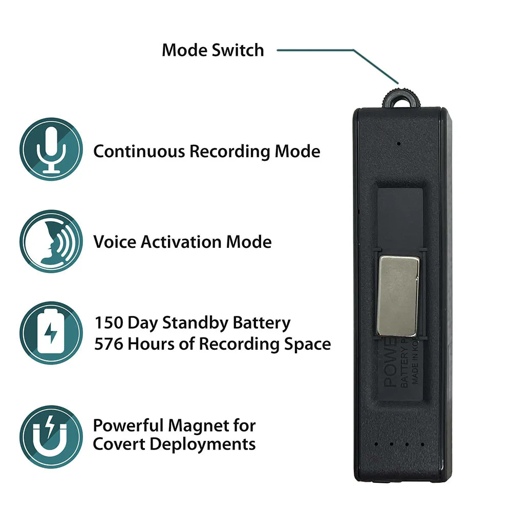 Complete Audio Surveillance Kit - Professional Multi-Device Recording Set for Investigators