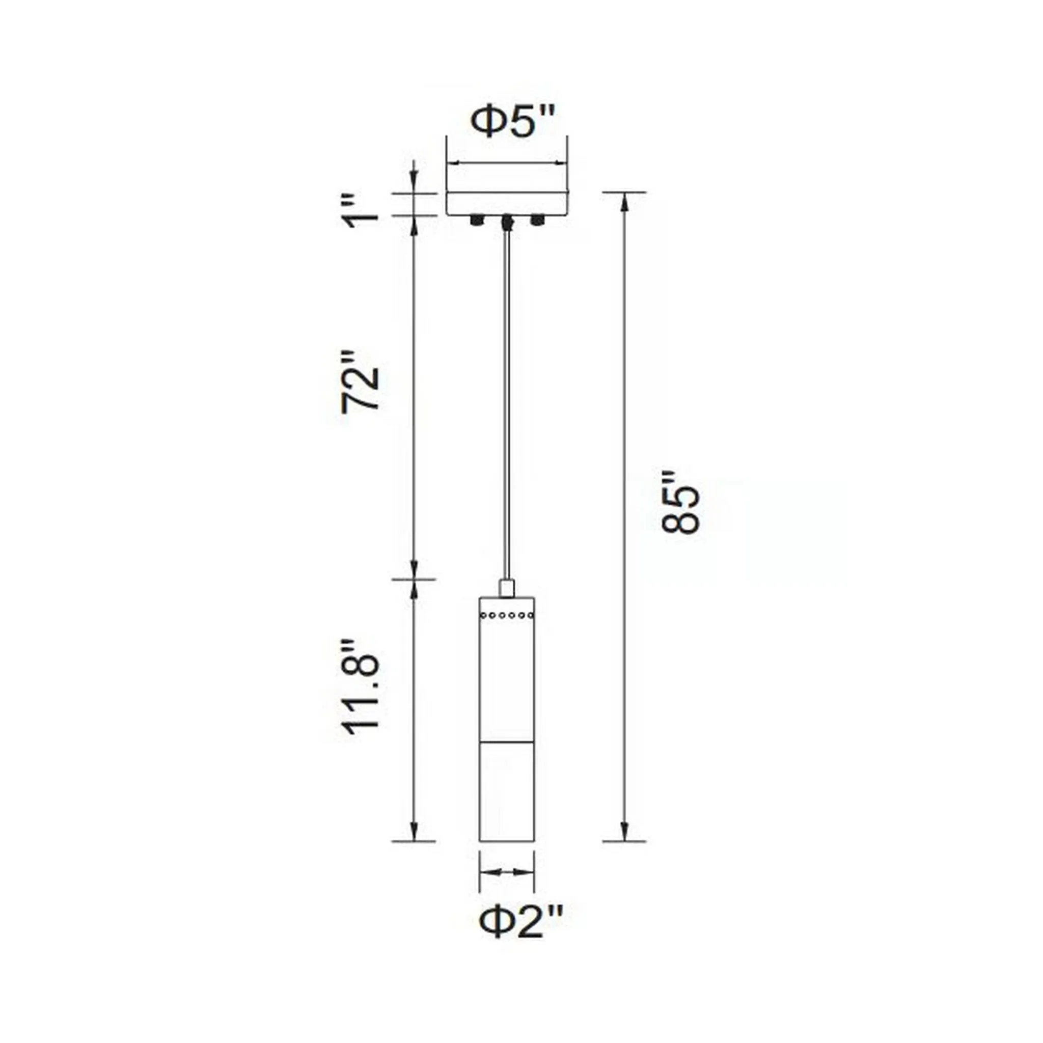 CWI Lighting Anem 1-Light Pendant