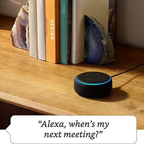 Echo Dot (3rd Gen), Charcoal Fabric   Amazon Smart Plug, Works with Alexa