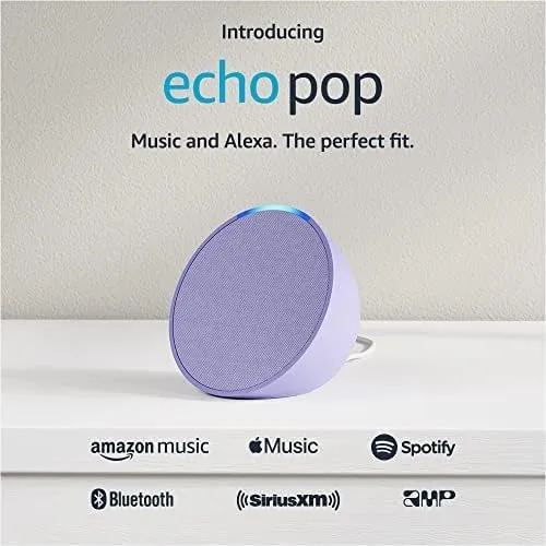 Echo Pop | Full sound compact smart speaker with Alexa