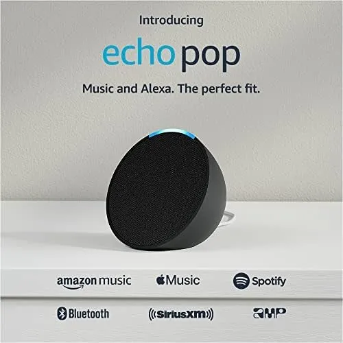 Echo Pop | Full sound compact smart speaker with Alexa