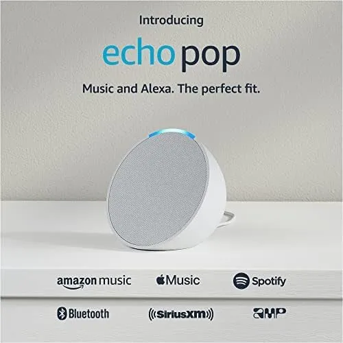 Echo Pop | Full sound compact smart speaker with Alexa