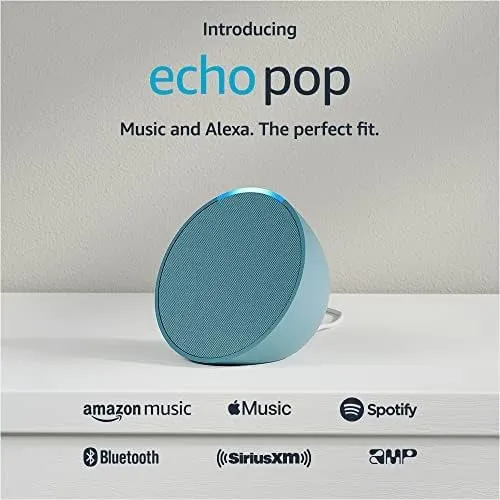 Echo Pop | Full sound compact smart speaker with Alexa