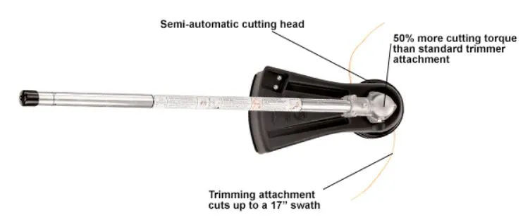 Powerful ECHO ProTorque Trimmer Attachment 99944200545 - Enhanced Performance for Precision Lawn Care