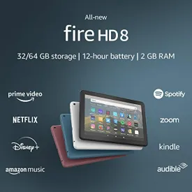 Fire HD 8 tablet, 8" HD display, 32 GB