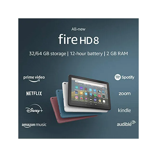 Fire HD 8 tablet, 8" HD display, 32 GB