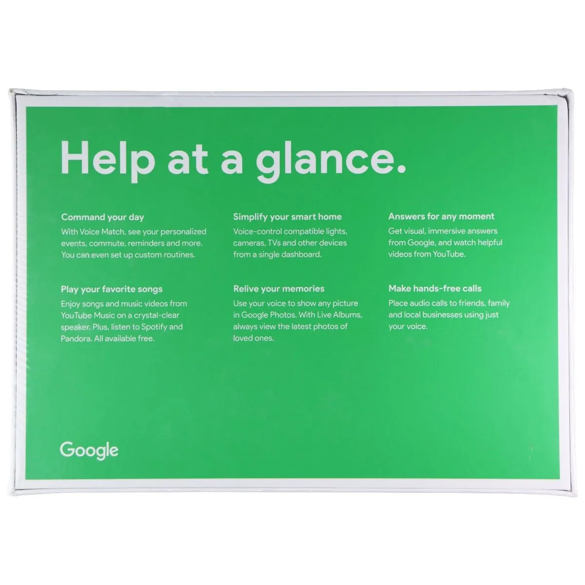 Google Home Hub with Google Assistant (GA00515-US)