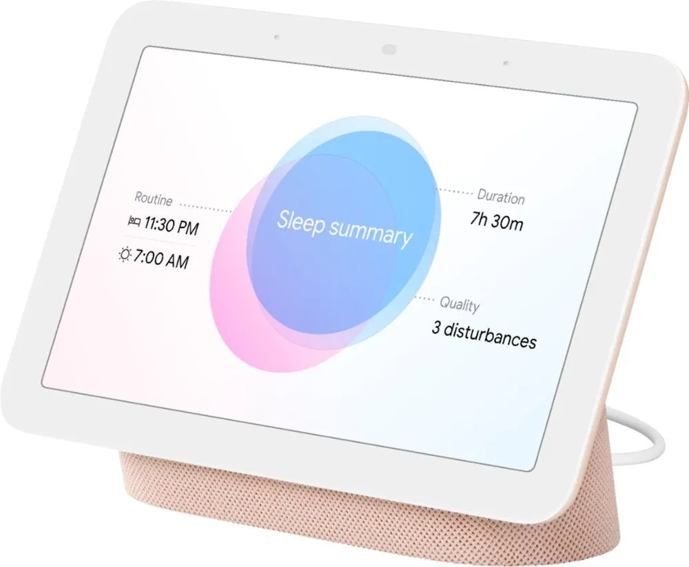 Google Nest Hub 7” Smart Display with Google Assistant (2nd Gen) - Sand