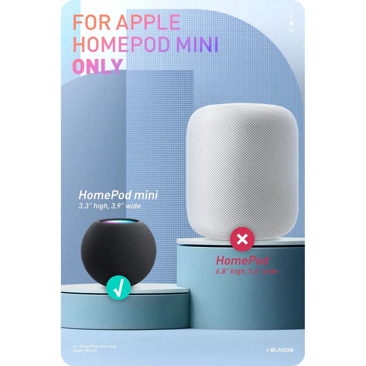 HomePod mini Stand with Apple Watch Charger Holder (open box)