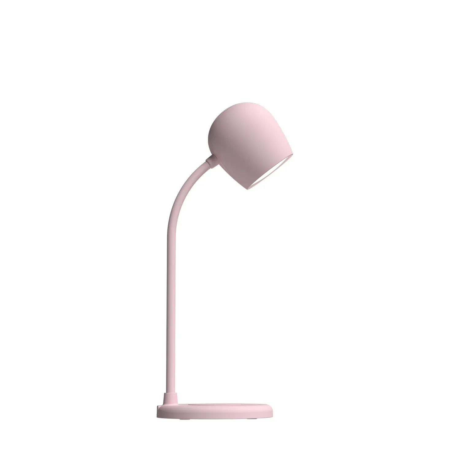 kreafunk | ellie table lamp with speaker   charger | dusty rose - LC