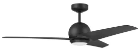 Nate 52" Ceiling Fan in Flat Black