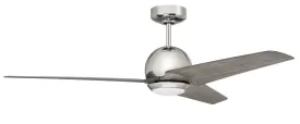 Nate 52" Ceiling Fan in Polished Nickel