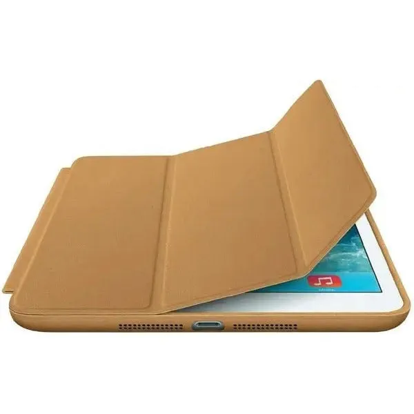 Official Apple iPad Mini Leather Smart Case - 1st 2nd 3rd Gen - Brown