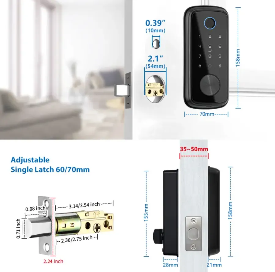 Oz Zigbee Smart Deadbolt V2