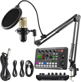 Podcast Equipment Bundle - Live Sound Card and Audio Interface