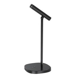 Porodo Desktop Tiltable USB Microphone with USB-C Data Cable - Black