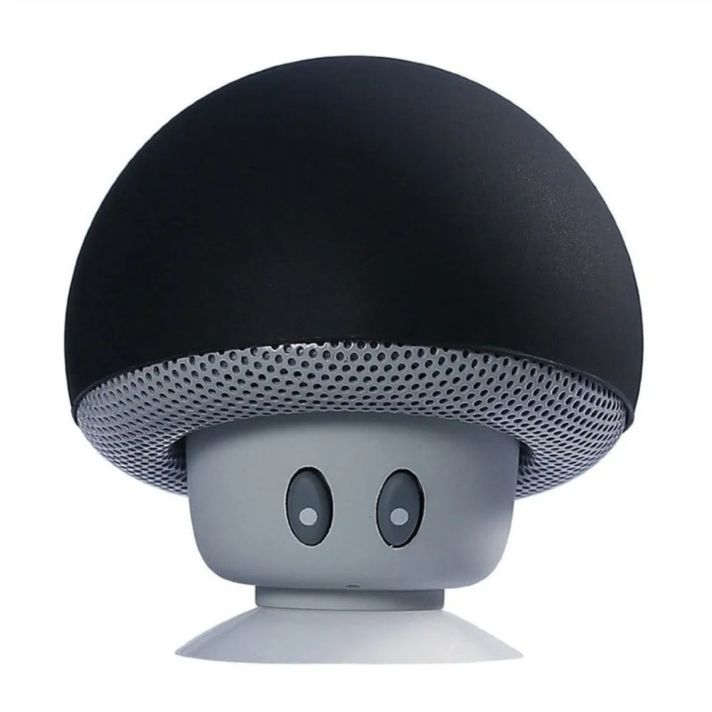 Portable Wireless Mushroom Bluetooth Speakers with Built-in Mic and Suction Cup