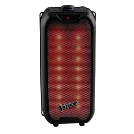 POWER Sound and Light Show Karaoke Tower Speaker with Microphone