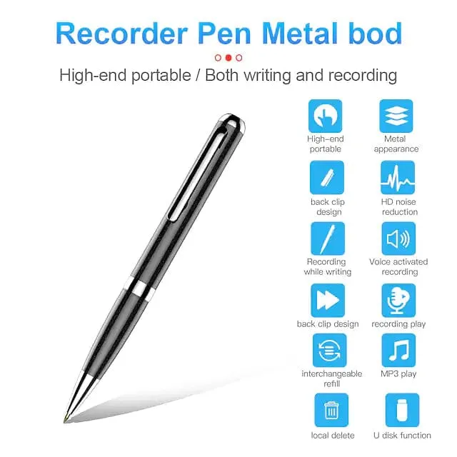 Q96 Portable Digital Pen Voice-to-text Writing Audio Recorder