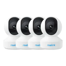 Reolink E1 Pro Indoor 4MP PTZ WiFi Security Camera - 4 Pack