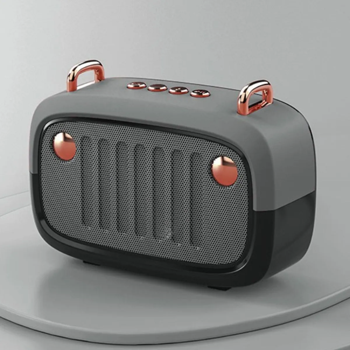 Retro Look FM Radio And Bluetooth Speaker