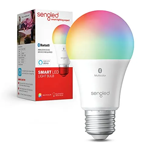 Sengled Smart Light Bulbs, Color Changing Alexa Light Bulb Bluetooth Mesh, Smart