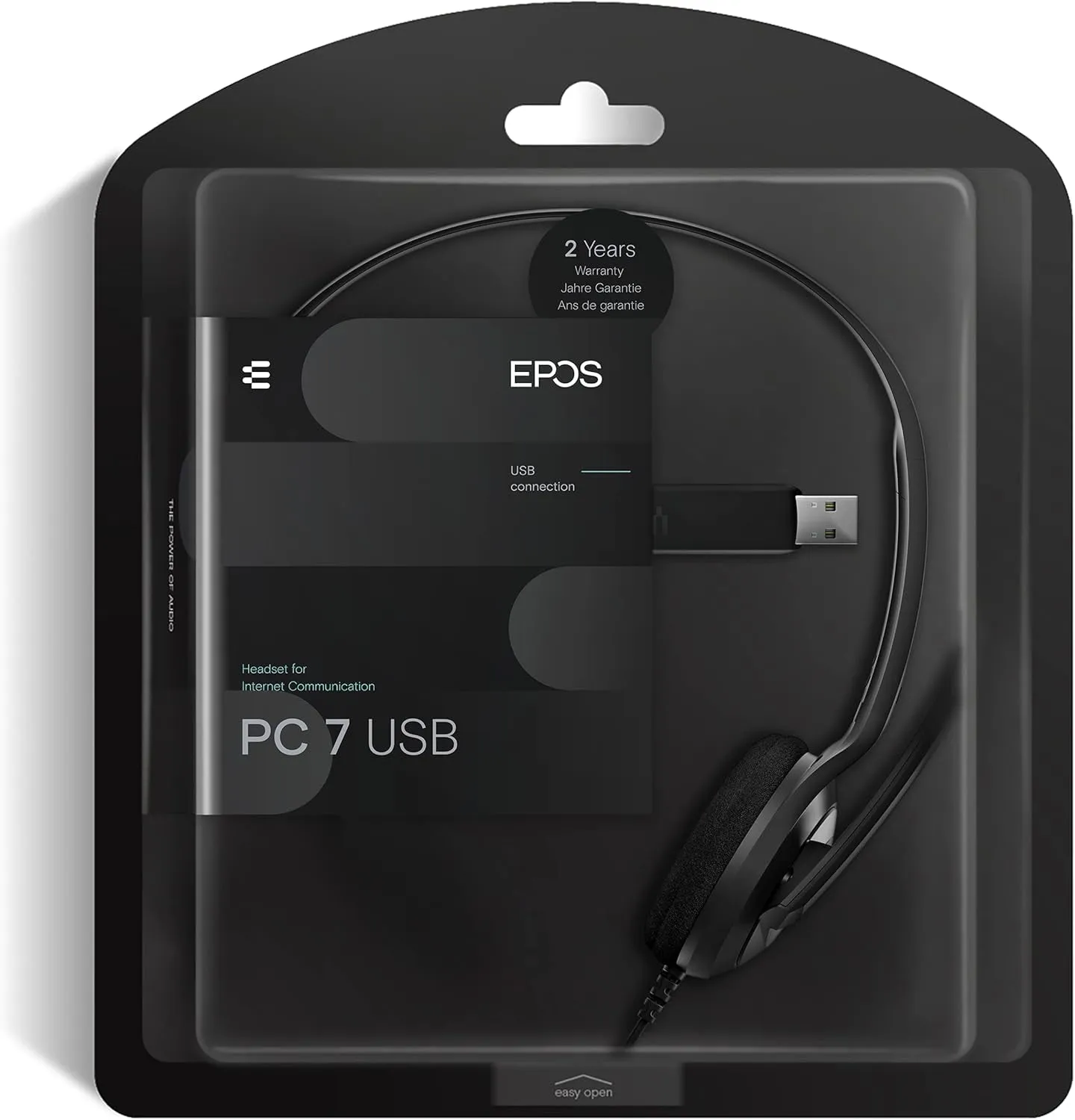 Sennheiser Consumer Audio Professional Audio EPOS Consumer Audio PC 7 USB - Mono USB Headset for PC and MAC, Black (504196)