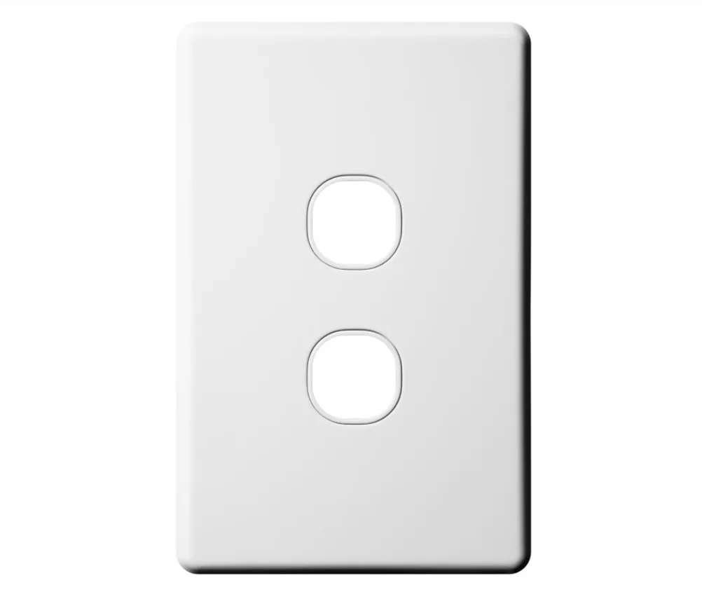 Slimline Double Switch Plate