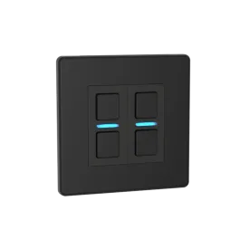 Smart Dimmer (2 Gang) - Matte Black