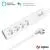 Smart Power Strip 16A, Smart Power Bar Multiple Outlet Extension Cord with 2 USB and 4 AC Plugs by Tuya