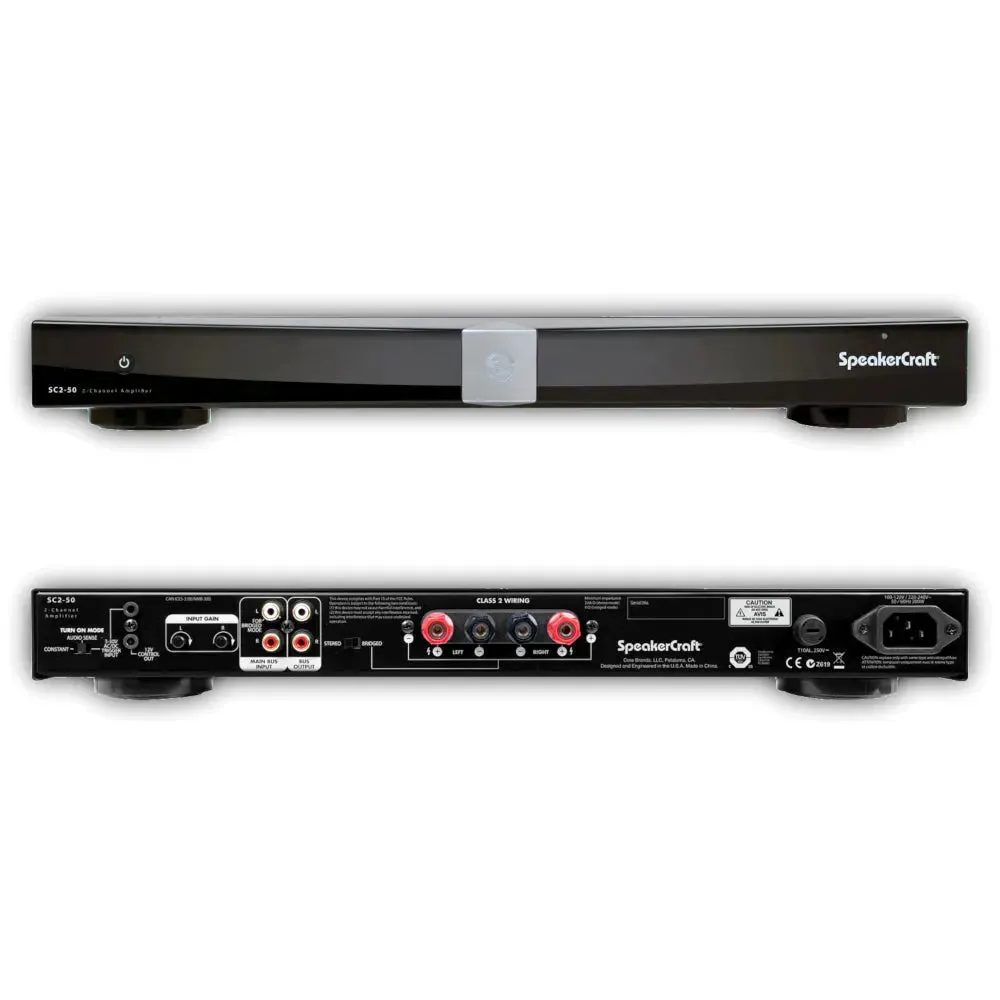 Speakercraft SC2-50 2-Channel Amplifier   ASM90920 100W 8" Subwoofer Combo