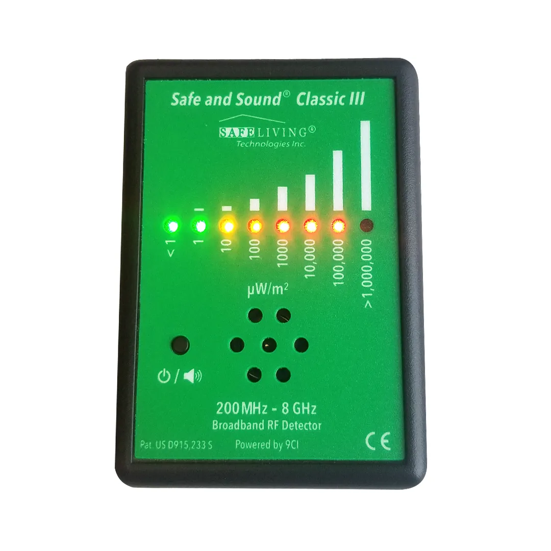 Super Power EMF Detector!  All NEW Safe Sound III EMF Reader. This  Meter Ships Free