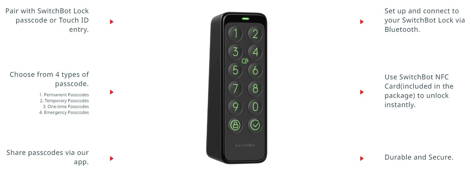 SwitchBot Fingerprint Keypad