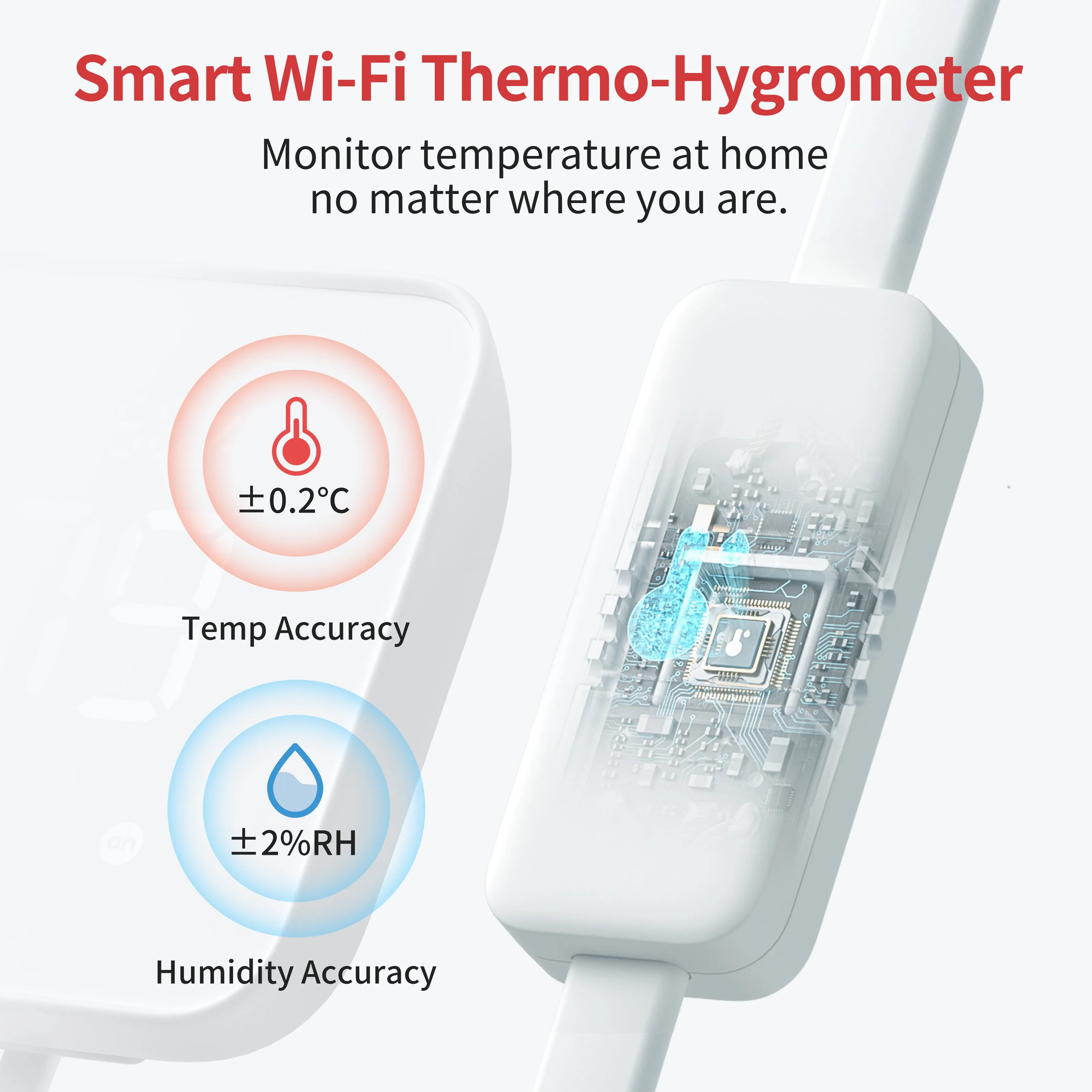 SwitchBot Hub 2 | Work as a WiFi Thermometer Hygrometer, IR Remote Control, Smart Remote and Light Sensor, Wi-Fi, Compatible with Alexa & Google Assistant