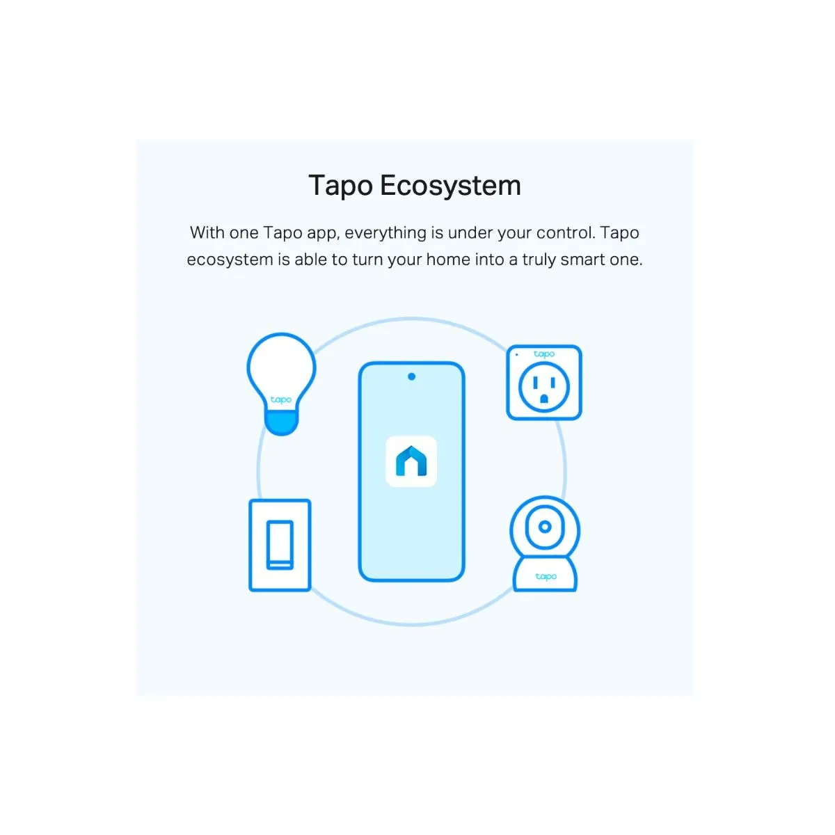 Tapo Home Security Wi-Fi Camera / White