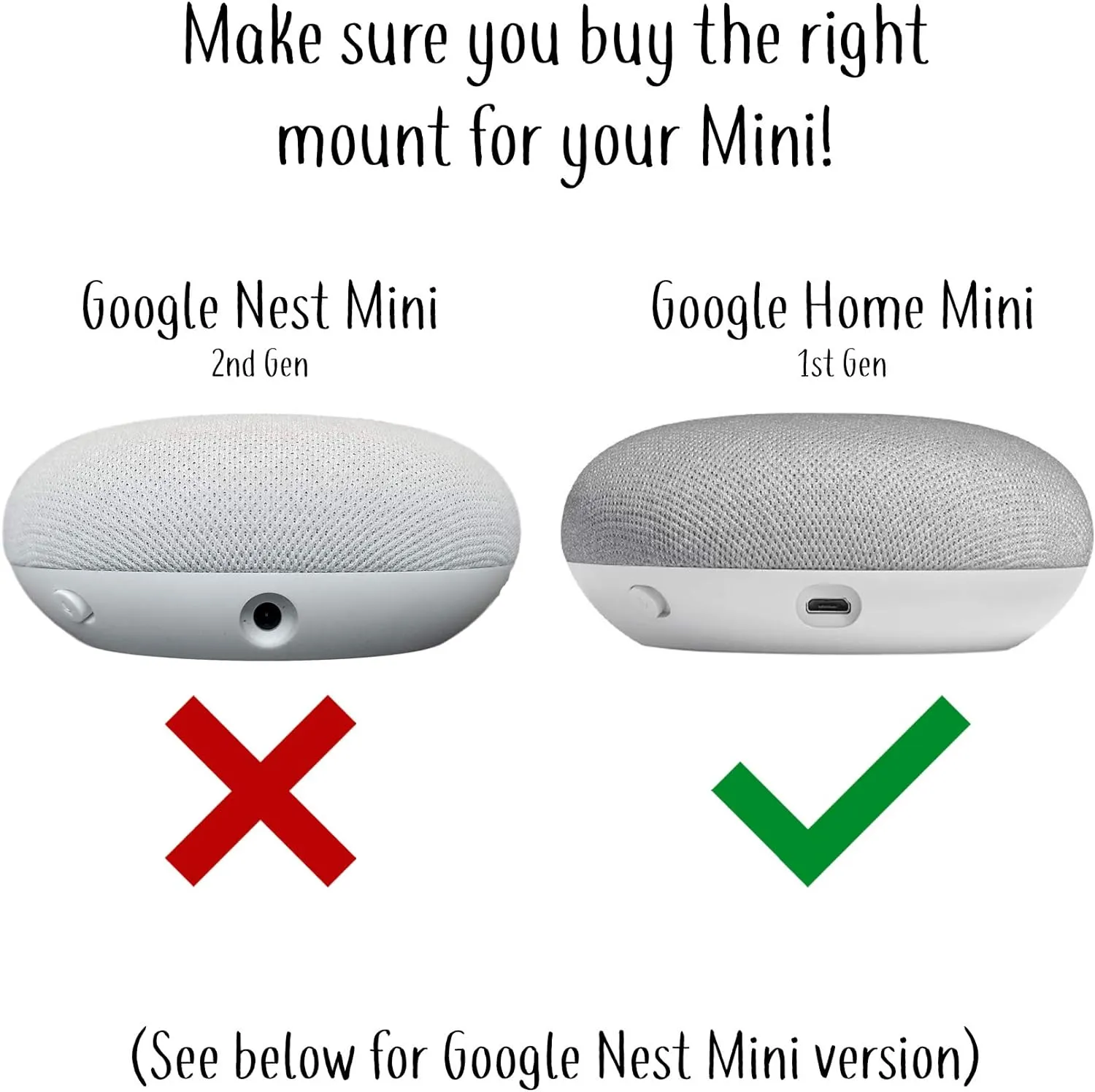 The Google Home Mini Backpack Outlet Mount