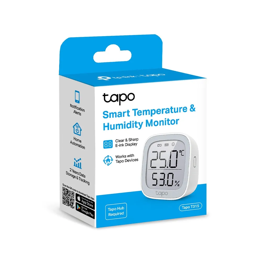 Tp-Link Smart Temperature And Humidity Sensor Tapo T315 V1