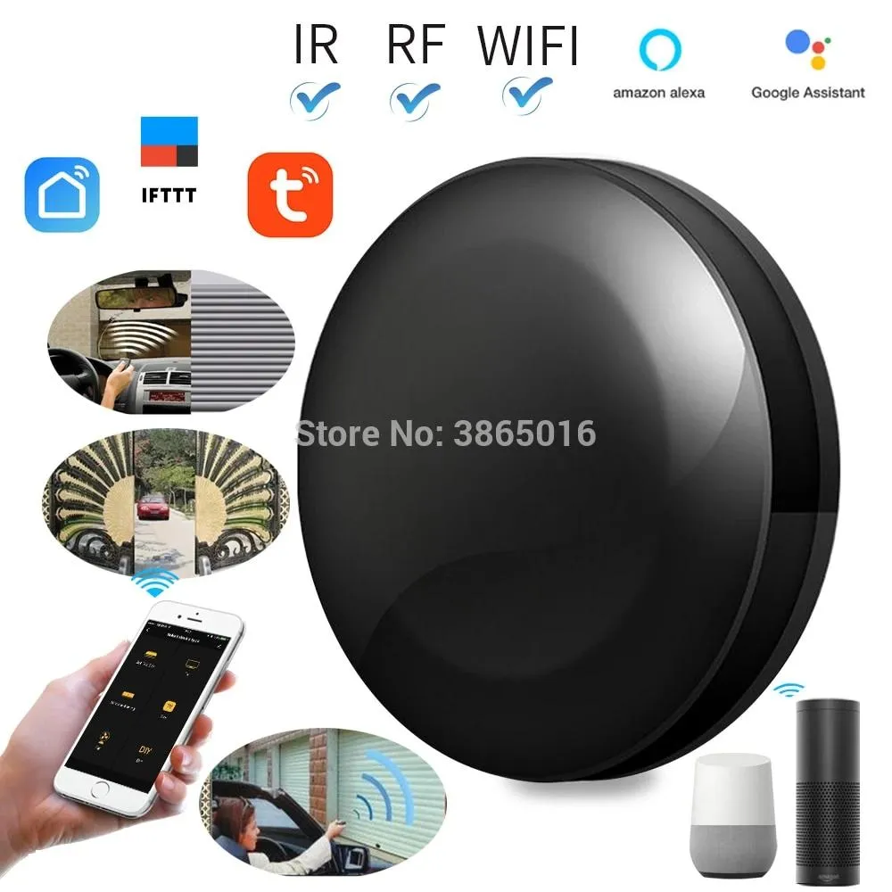 Universal WIFI IR RF Intelligent Smart Home Automation compatible for Alexa Google Home