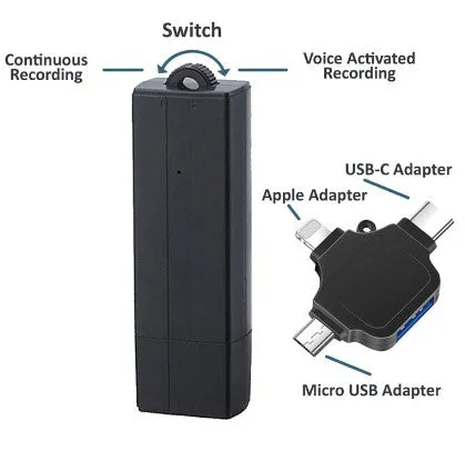 USB MEMORY & MINI DIGITAL VOICE RECORDER