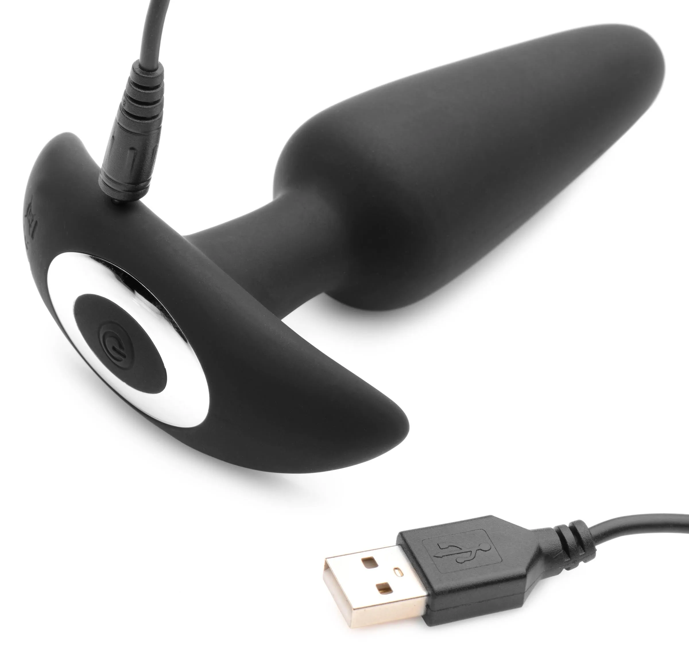 Voice Activated Vibrating Slim Butt Plug With Remote Control