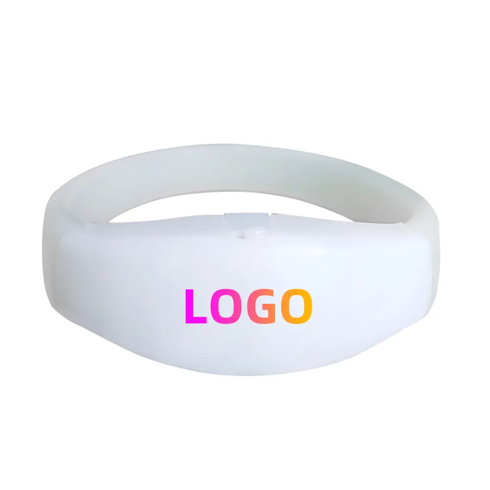 Voice Controlled Flashing LED Bracelets Wholesale (100 Pack)